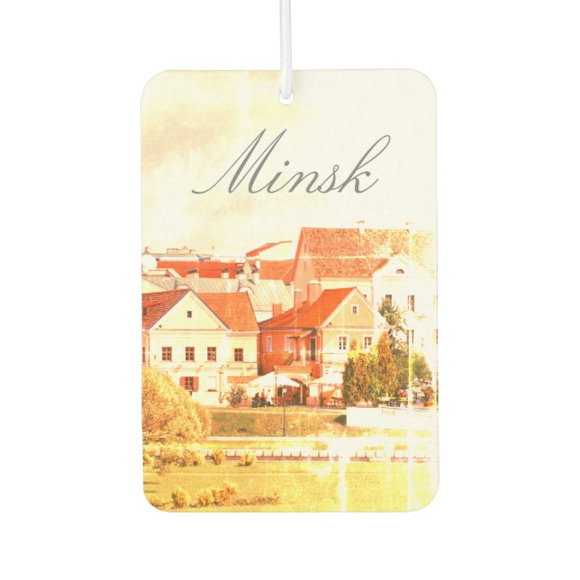 Belarus Minsk Architecture Car Air Freshener (Front)