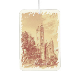 Belarus Minsk Architecture Car Air Freshener