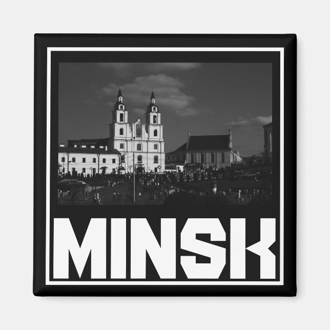 Belarus Minsk Architecture Cityscape Magnet (Front)