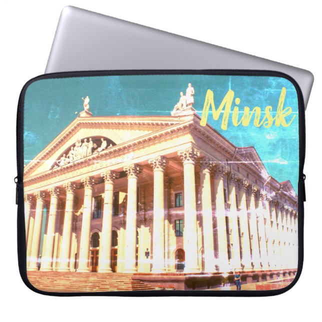 Belarus Minsk Architecture Computer Laptop Sleeve (Front)