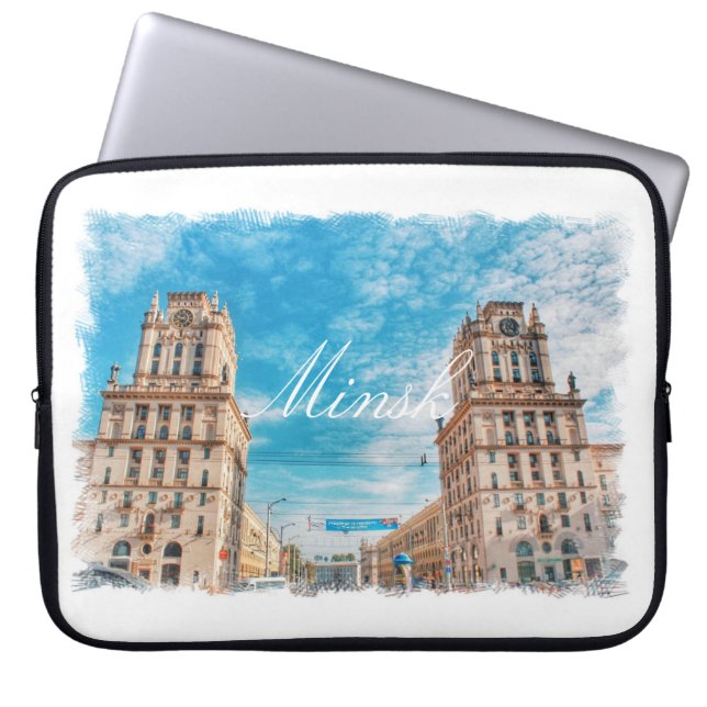 Belarus Minsk Architecture Laptop Sleeve Cover (Front)