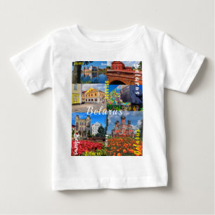 Belarus Minsk Grodno Pinsk Borisov Architecture Baby T-Shirt
