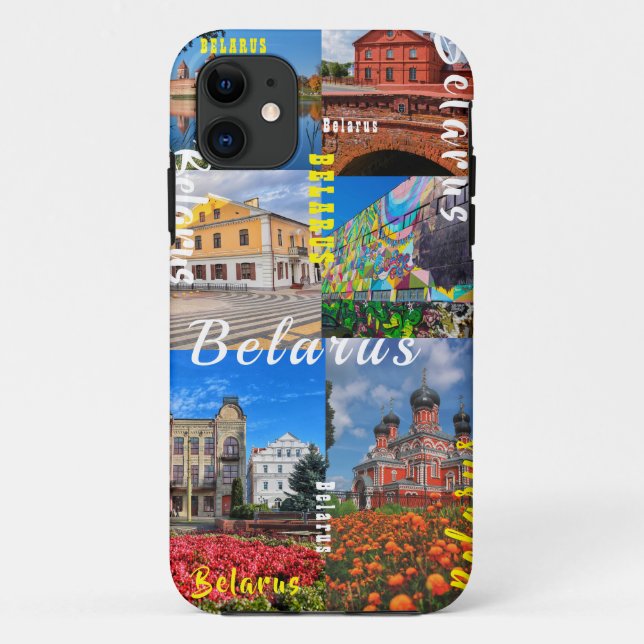 Belarus Minsk Grodno Pinsk Borisov Architecture Case-Mate iPhone Case (Back)