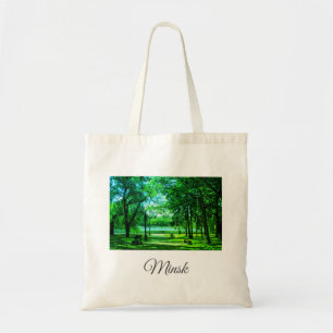 Belarus Minsk Park Life Cityscape Nature Tote Bag