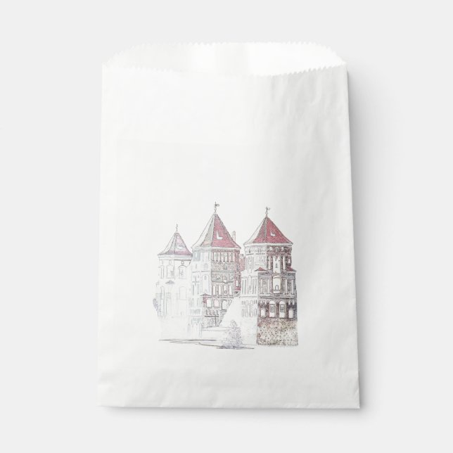 Belarus Mir Castle Architecture Favour Bag (Front)