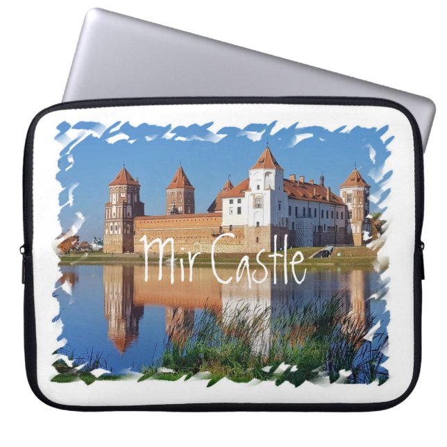 Belarus Mir Castle Architecture Laptop Sleeve (Front)