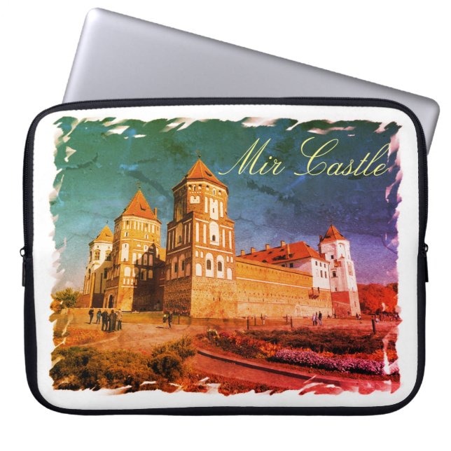 Belarus Mir Castle Architecture Laptop Sleeve (Front)