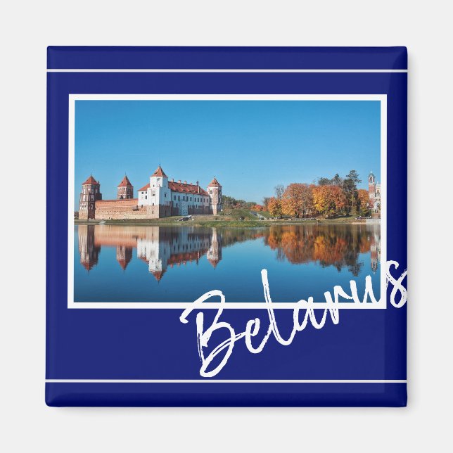 Belarus Mir Castle Architecture Magnet (Front)