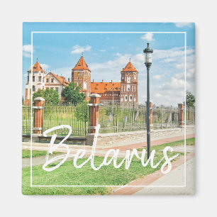 Belarus Mir Castle Architecture Nature Magnet