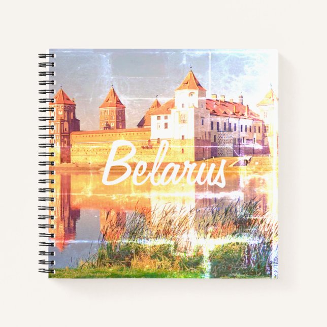 Belarus Mir Castle Architecture Nature Notebook (Front)
