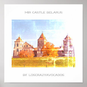 Belarus Mir Castle Architecture Nature Poster