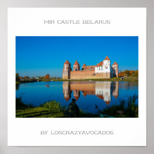 Belarus Mir Castle Architecture Nature Poster