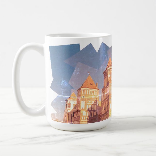 Belarus Mir Castle Architecture Painting Mug (Left)