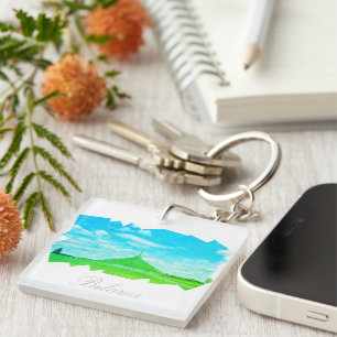 Belarus Mound of Glory Architecture Key Ring