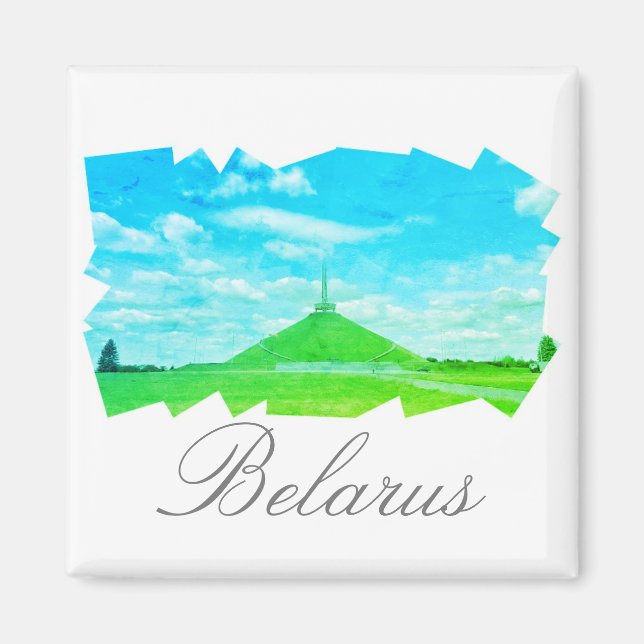 Belarus Mound of Glory Stylised Magnet (Front)