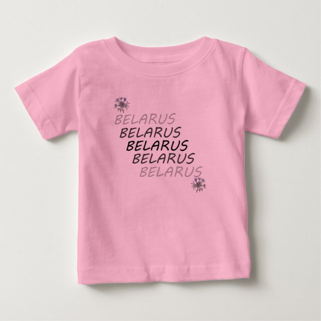 Belarus National Corn Flower Baby T-Shirt (Front)