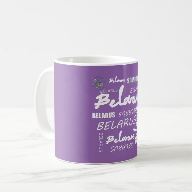 Belarus National Corn Flower Coffee Mug (Front Left)