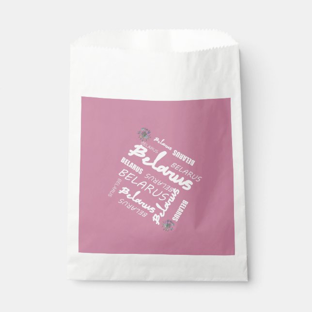Belarus National Corn Flower Favour Bag (Front)
