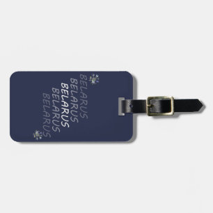 Belarus National Corn Flower Luggage Tag