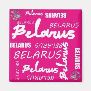 Belarus National Corn Flower Magnet