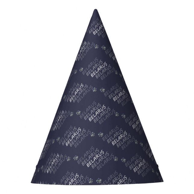Belarus National Corn Flower Party Hat (Front)