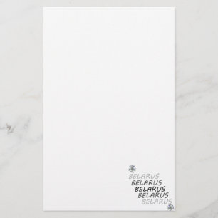 Belarus National Corn Flower Stationery