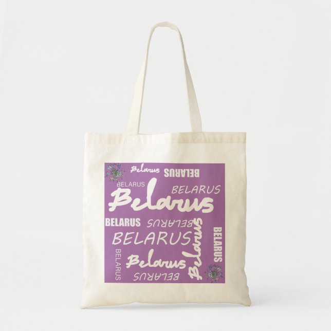 Belarus National Corn Flower Tote Bag (Front)