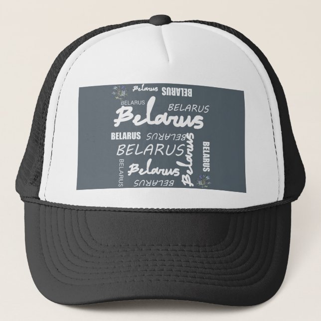 Belarus National Corn Flower Trucker Hat (Front)