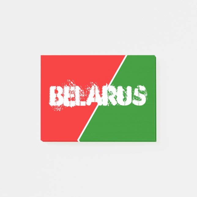 Belarus National Flag Colours Post-it Notes (Front)