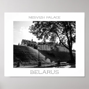 Belarus Nesvizh Palace Architecture Nature Poster