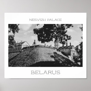 Belarus Nesvizh Palace Architecture Nature Poster