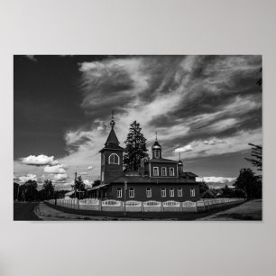 Belarus Porechye Parecca Architecture Church  Poster