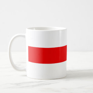 Belarus protest flag symbol red white revolution f coffee mug