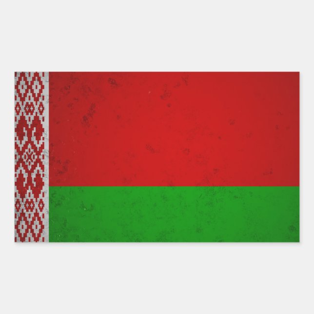 Belarus Rectangular Sticker (Front)