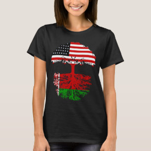 Belarus Roots American Grown Belarussian Men Women T-Shirt