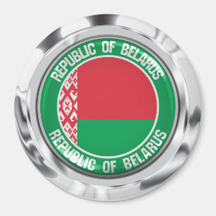 Belarus Round Emblem Magnet