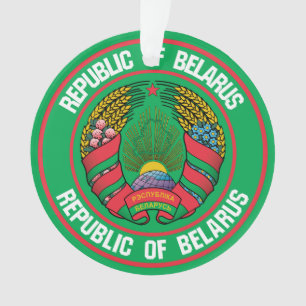 Belarus Round Emblem Ornament
