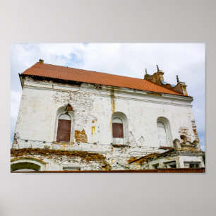 Belarus Slonim Great Synagogue Architecture Poster