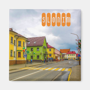 Belarus Slonim Life Cityscape Architecture Magnet