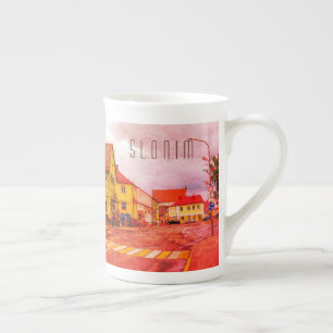 Belarus Slonim Town City Architecture Bone China Mug