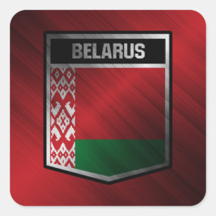 Belarus Square Sticker