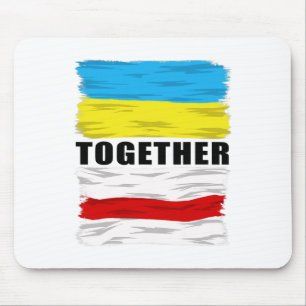 Belarus Supports Ukraine Stop War Together Mouse Pad