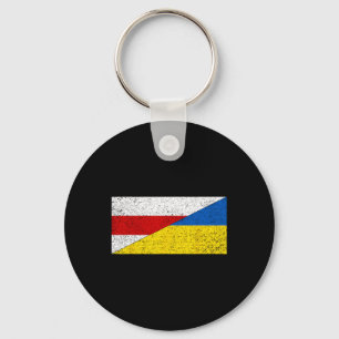 Belarus Ukraine Flag Belarusian Ukrainian Pride Na Key Ring