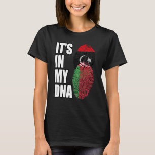 Belarusian And Libyan Mix DNA Heritage Flag T-Shirt