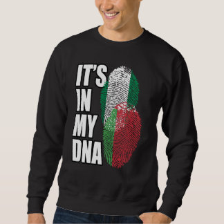 Belarusian And Nigerian Mix DNA Flag Heritage Sweatshirt
