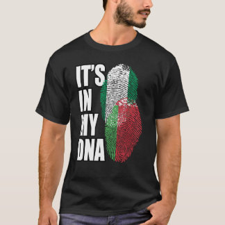 Belarusian And Nigerian Mix DNA Flag Heritage T-Shirt