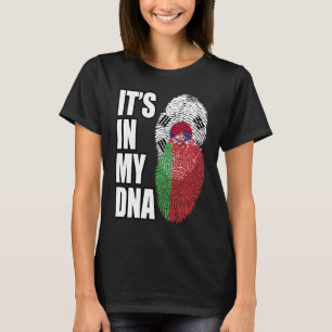 Belarusian And South Korean Mix DNA Heritage Flag T-Shirt