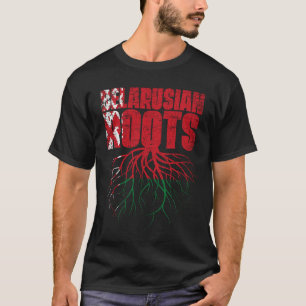 Belarusian Roots Belarus Heritage Flag T-Shirt