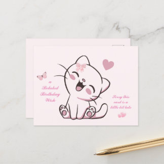 Belated Birthday Card