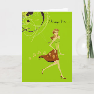 Belated Birthday Card